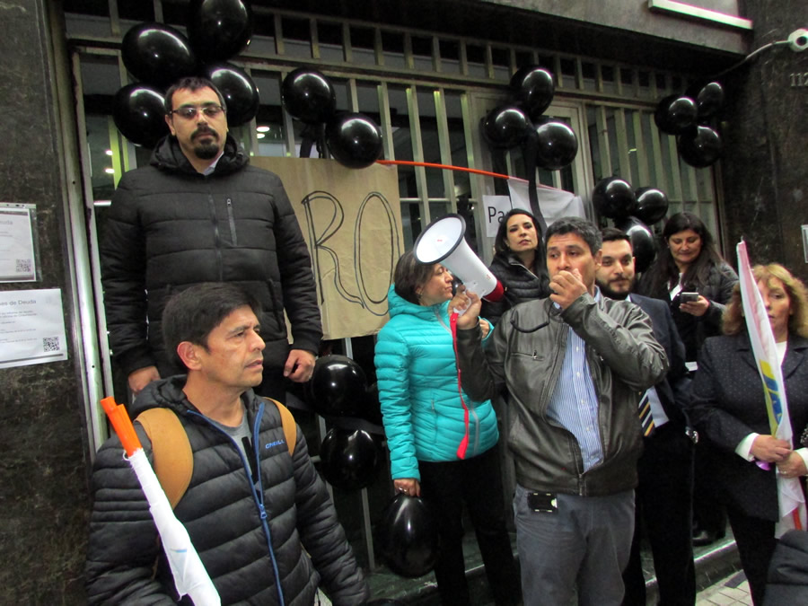 ¡Histórico! Funcionarios/as de Superintendencia de Bancos en PARO!! Tienen el rotundo apoyo de ANEF y FTH